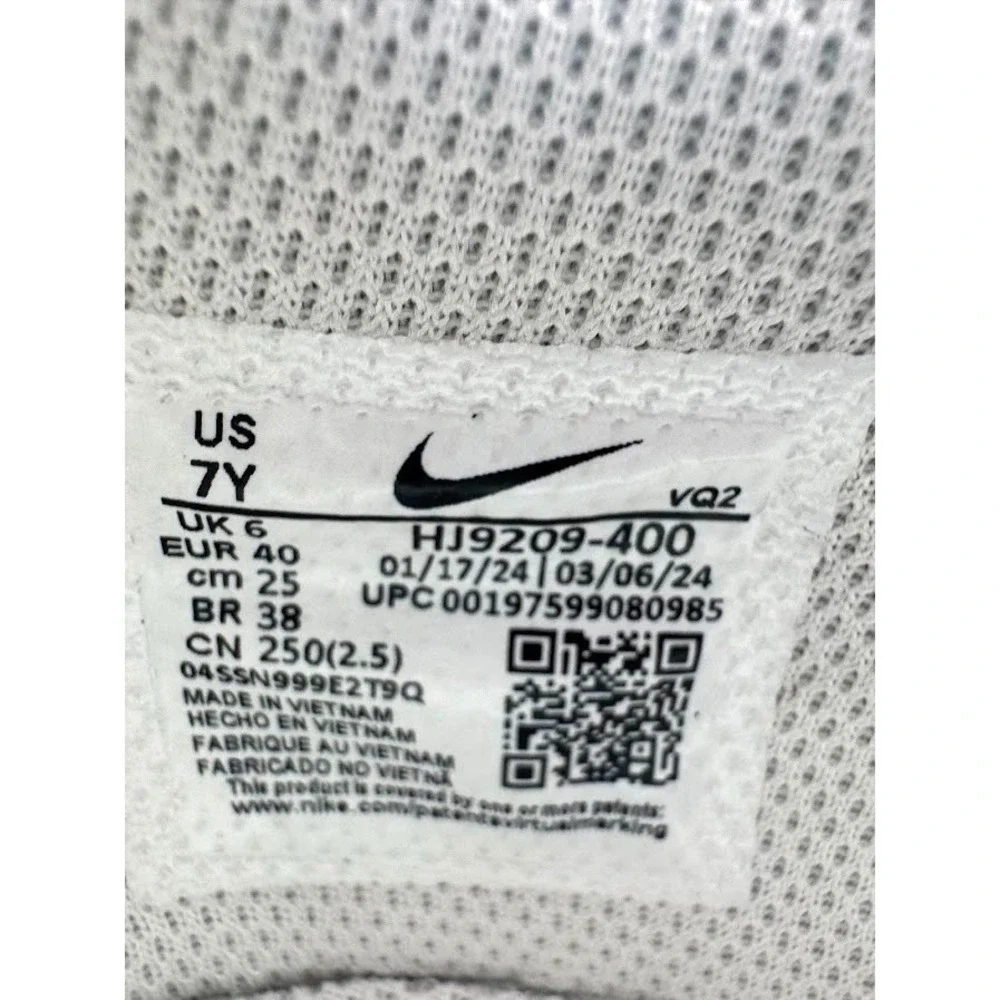 Nike Dunk Low GS White Black Game Royal 2024 HJ9209-400 Youth Size 7Y